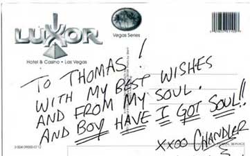 Chandlers Handschrift