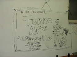 Backstagemalerei der SpiderBabies